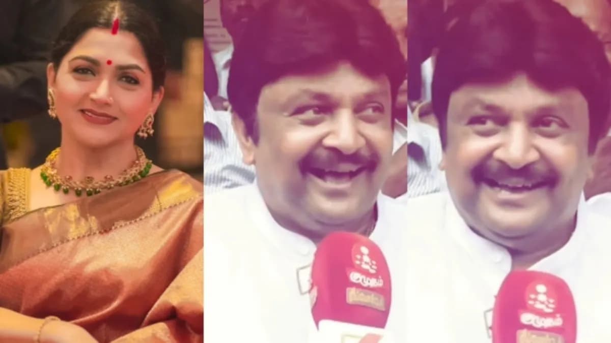 Prabhu's Smile at Khushbu's Name; Old Love Story Revisited
