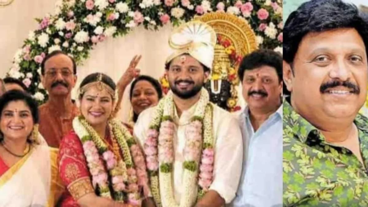 Ganesh Kumar at Son's Wedding With Ex-Wife Sparks Comments